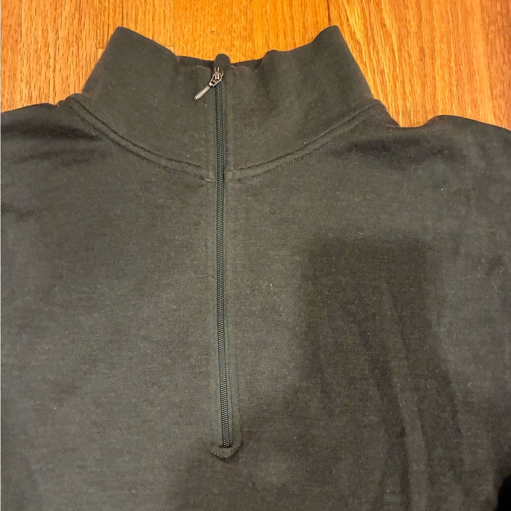 Smartwool Merino Wool Base Layer 1/4 Zip Top, Men’s XL Olive Green - Picture 2 of 6
